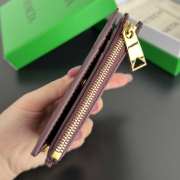 Uubags Bottega Veneta Solstice Small Bi-Fold Wallet In Burgundy 11.5x10x1cm - 4