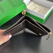 Uubags Bottega Veneta Solstice Small Bi-Fold Wallet In Cypress/ice 11.5x10x1cm - 4