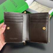 Uubags Bottega Veneta Solstice Small Bi-Fold Wallet In Cypress/ice 11.5x10x1cm - 2