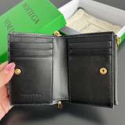 Uubags Bottega Veneta Solstice Small Bi-Fold Wallet In Black 11.5x10x1cm - 2