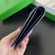 Uubags Bottega Veneta Intrecciato Piccolo Bi-Fold Wallet In Abyss/white 9.5x11x0.5cm - 6