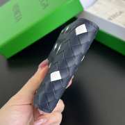 Uubags Bottega Veneta Intrecciato Piccolo Bi-Fold Wallet In Abyss/white 9.5x11x0.5cm - 5