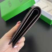 Uubags Bottega Veneta Intrecciato Piccolo Bi-Fold Wallet In Dark barolo 9.5x11x0.5cm - 6