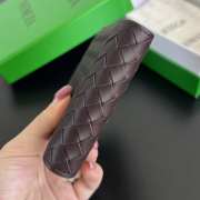 Uubags Bottega Veneta Intrecciato Piccolo Bi-Fold Wallet In Dark barolo 9.5x11x0.5cm - 3