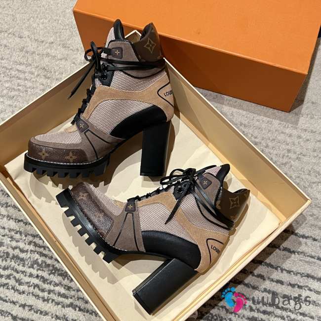 Uubags Louis Vuitton 1A94O1 Star Trail Ankle Boot In Beige - 1