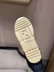 Uubags Fendi Apres Chic Brown FF chamois low boots in brown 2.5cm - 5