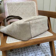 Uubags YSL Le 5 À 7 Bea bag in urban grey suede 50x28x18cm - 4