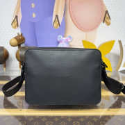 Uubags Louis Vuitton Boarding Messenger Bag In Black 24x9x18cm - 4