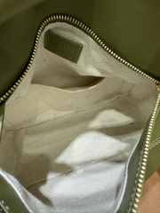 Uubags Loewe Small Puzzle Bag In Classic Calfskin And Suede Olive/Gold 24x10.5x16.5cm - 6