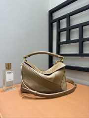 Uubags Loewe Small Puzzle Bag In Classic Calfskin And Suede Oak 24x10.5x16.5cm - 1