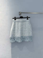 Uubags Chanel Set Jacket And Skirt Cotton & Mohair In Blue  - 5