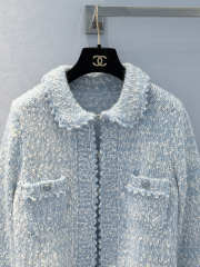 Uubags Chanel Set Jacket And Skirt Cotton & Mohair In Blue  - 2
