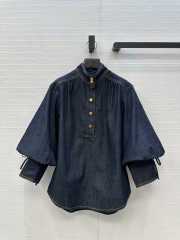 Uubags Zimmermann Denim Billow Shirt  - 1