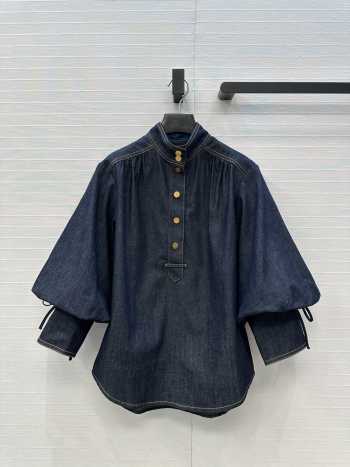 Uubags Zimmermann Denim Billow Shirt 