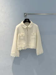 Uubags Chanel Set Jacket Cotton & Mohair In Yellow - 4