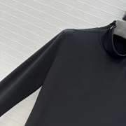 Uubags Alaia Fluid Jersey Heart Bodysuit In Black - 6