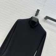 Uubags Alaia Fluid Jersey Heart Bodysuit In Black - 5