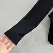 Uubags Alaia Fluid Jersey Heart Bodysuit In Black - 3