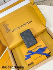 Uubags Louis Vuitton M61696 Pocket Organizer in Monogram Eclipse 7.5x11x1cm  - 5