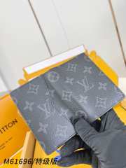 Uubags Louis Vuitton M61696 Pocket Organizer in Monogram Eclipse 7.5x11x1cm  - 2