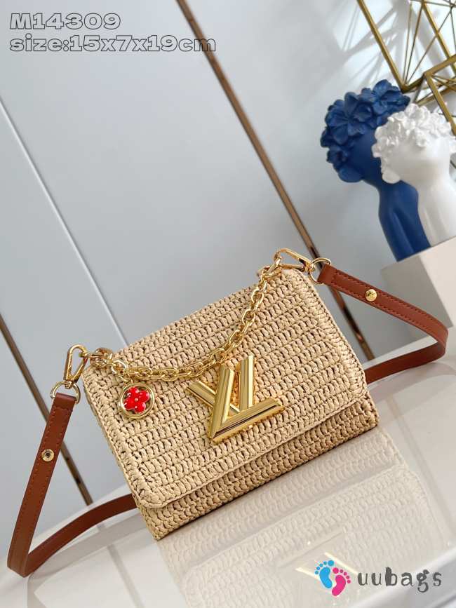 Uubags Louis Vuitton M14309 Twist PM Slim Bag Natural Color 19x15x7cm - 1