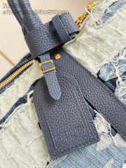 Uubags Louis Vuitton Keepall Bandoulière 50 Patchwork Denim Bag 29x23x50cm - 5