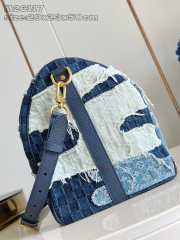 Uubags Louis Vuitton Keepall Bandoulière 50 Patchwork Denim Bag 29x23x50cm - 4