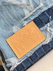 Uubags Louis Vuitton Keepall Bandoulière 50 Patchwork Denim Bag 29x23x50cm - 3