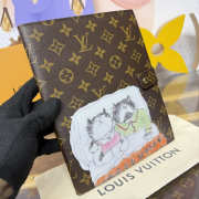 Uubags Louis Vuitton GI1395 Monogram Notebook Cover Cats Illustration 18x2x23cm - 3