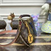 Uubags Louis Vuitton M55090 Monogram Beaubourg Mini Hobo Brown Bag 25x15x21cm - 5