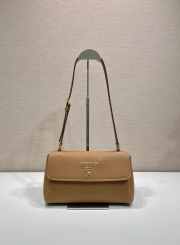 Uubags Prada 1BN022 small leather shoulder bag in caramel 26x14x9.5cm - 1