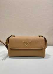 Uubags Prada 1BN022 small leather shoulder bag in caramel 26x14x9.5cm - 6