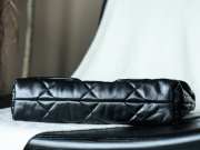 Uubags Chanel Maxi Flapbag In Black Lambskin Leather 27x45x10cm - 5