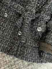 Uubags Chanel Belted Jacket Cashmere Tweed Black & White - 4