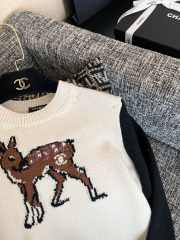 Uubags Chanel Pullover Wool & Cashmere Deer‑Intarsia  - 2