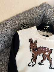 Uubags Chanel Pullover Wool & Cashmere Deer‑Intarsia  - 3