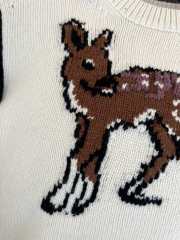 Uubags Chanel Pullover Wool & Cashmere Deer‑Intarsia  - 5