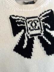 Uubags Chanel Pullover Wool & Cashmere Ecru & Black - 3