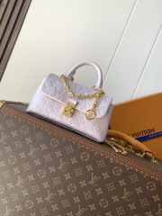 Uubags Louis Vuitton M27043 Nano Madeleine Monogram Empreinte Leather Bag Purple 21x12.5x6cm - 1
