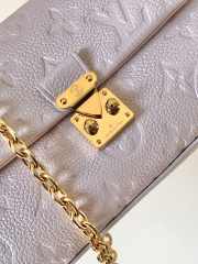 Uubags Louis Vuitton M27043 Nano Madeleine Monogram Empreinte Leather Bag Purple 21x12.5x6cm - 5