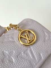 Uubags Louis Vuitton M27043 Nano Madeleine Monogram Empreinte Leather Bag Purple 21x12.5x6cm - 2