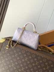Uubags Louis Vuitton M27043 Nano Madeleine Monogram Empreinte Leather Bag Purple 21x12.5x6cm - 4