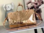 Uubags Louis Vuitton M26463 Monogram Mirror Copper Keepall Bandoulière 50 Bag 50x29x23cm - 3