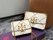 Uubags Tory Burch Eleanor Diamond Quilt Small Convertible Shoulder Bag 25x7x17.8cm (L) - 2