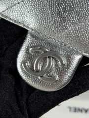 Uubags Chanel 25 Mini Handbag Metallic Grained Calfskin & Silver-Tone Metal Silvery 20x22x12.5cm  - 2