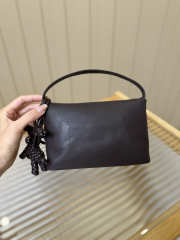 Uubags The Row Sally Bag in Leather Dark Brown 18x3x12cm - 4