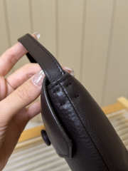 Uubags The Row Sally Bag in Leather Dark Brown 18x3x12cm - 3