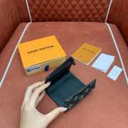 Uubags Louis Vuitton M14793 Victor Wallet Monogram Shadow Leather Dark Green 11.5x9x2.5cm - 6