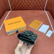 Uubags Louis Vuitton M14793 Victor Wallet Monogram Shadow Leather Dark Green 11.5x9x2.5cm - 5