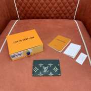 Uubags Louis Vuitton M14789 Double Card Holder Monogram Shadow 11x7.5x1.5cm - 4